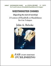 Westminster Chimes Handbell sheet music cover